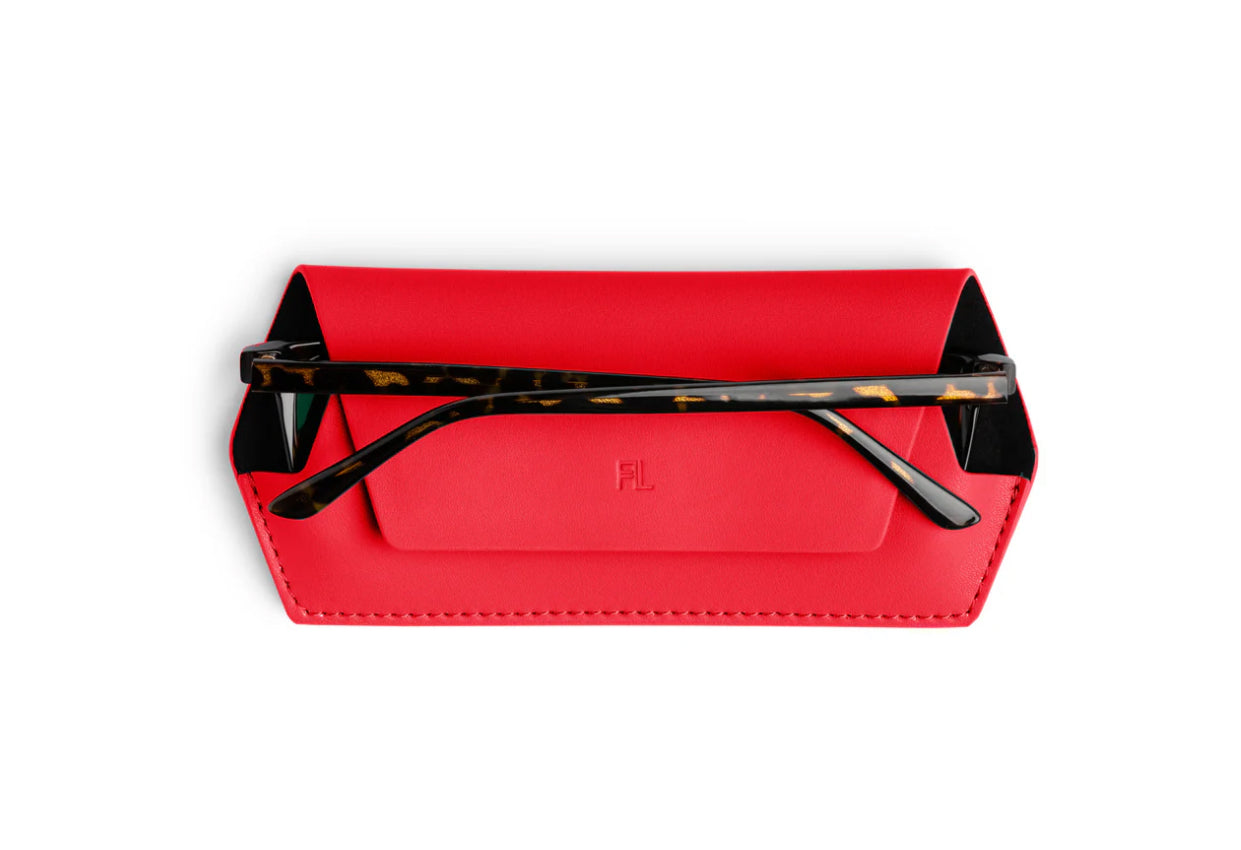 Fox & Leo Leather Glasses Case