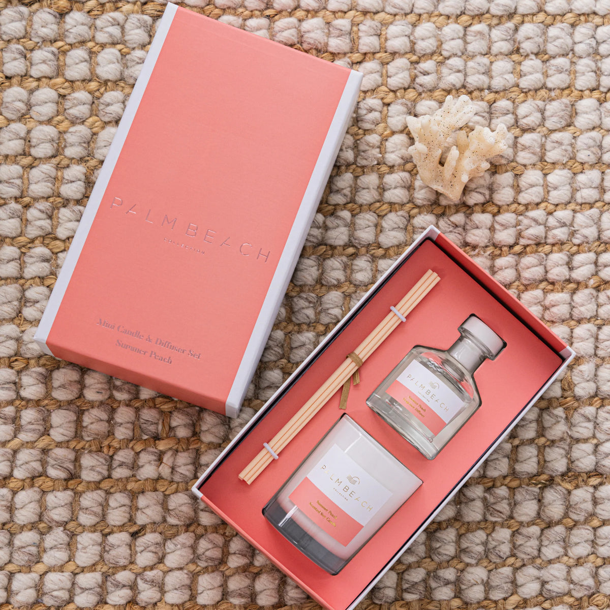 Mini Candle & Diffuser Set - Summer Peach