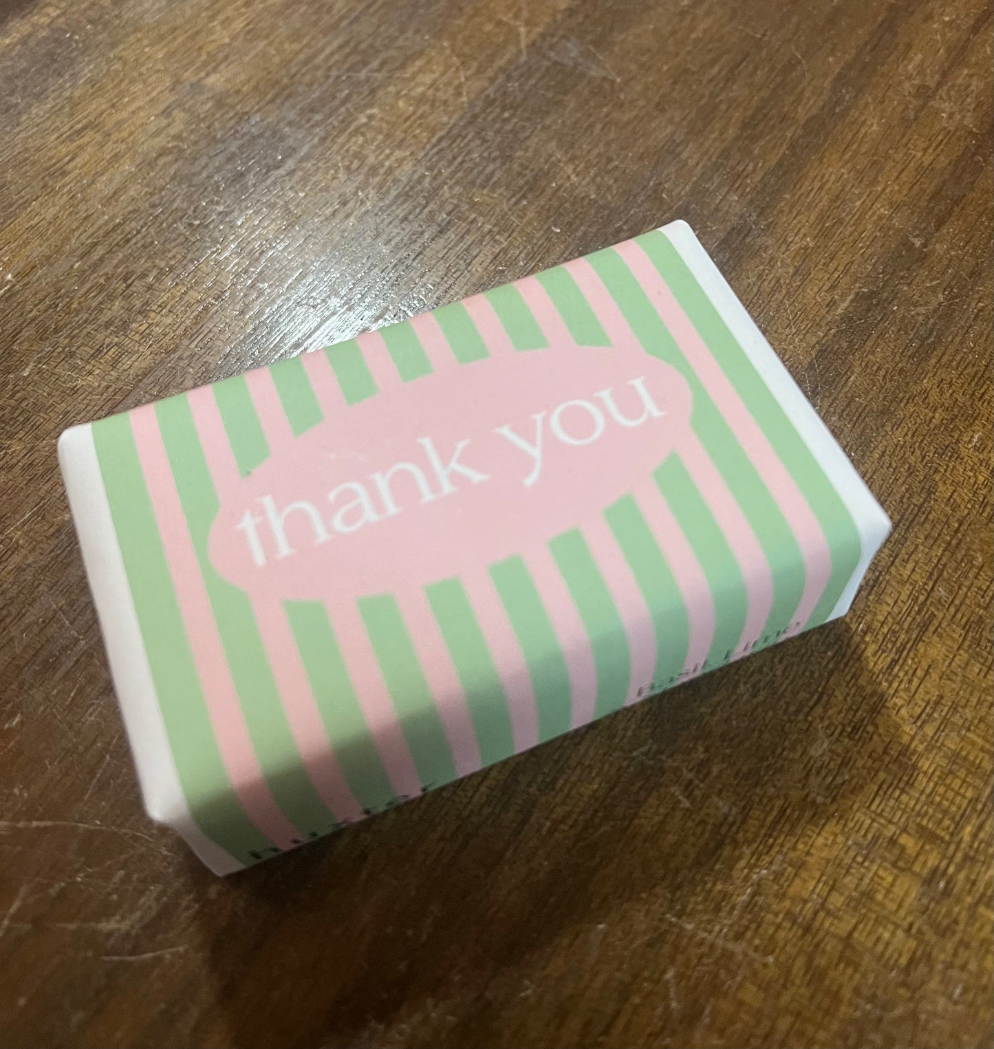 Soap - Thank you (Striped)