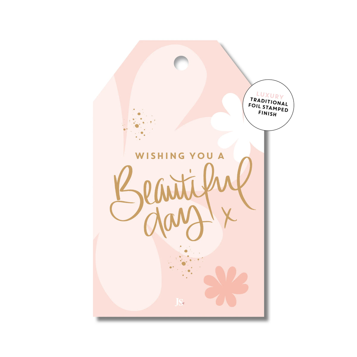 Gift Tag - Beautiful Day (Peachy)