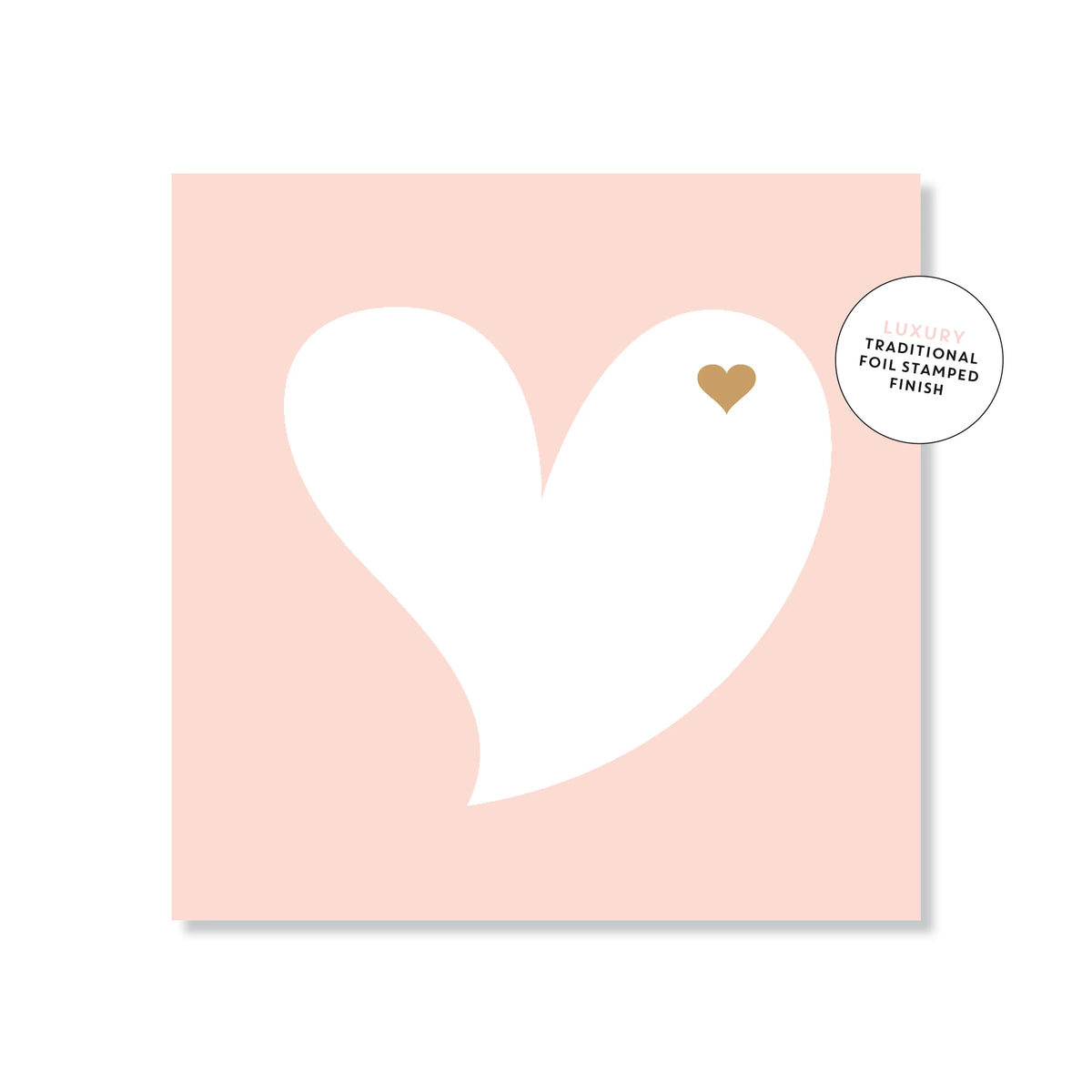 Card - Peachy Heart