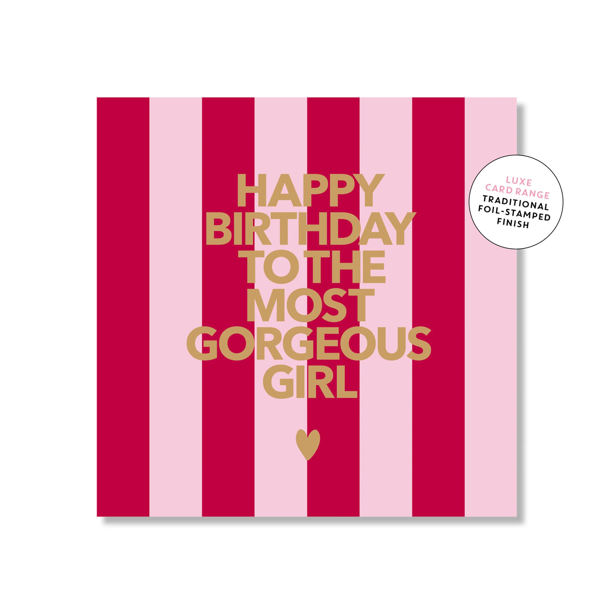 Card - HB Most Gorgeous Girl