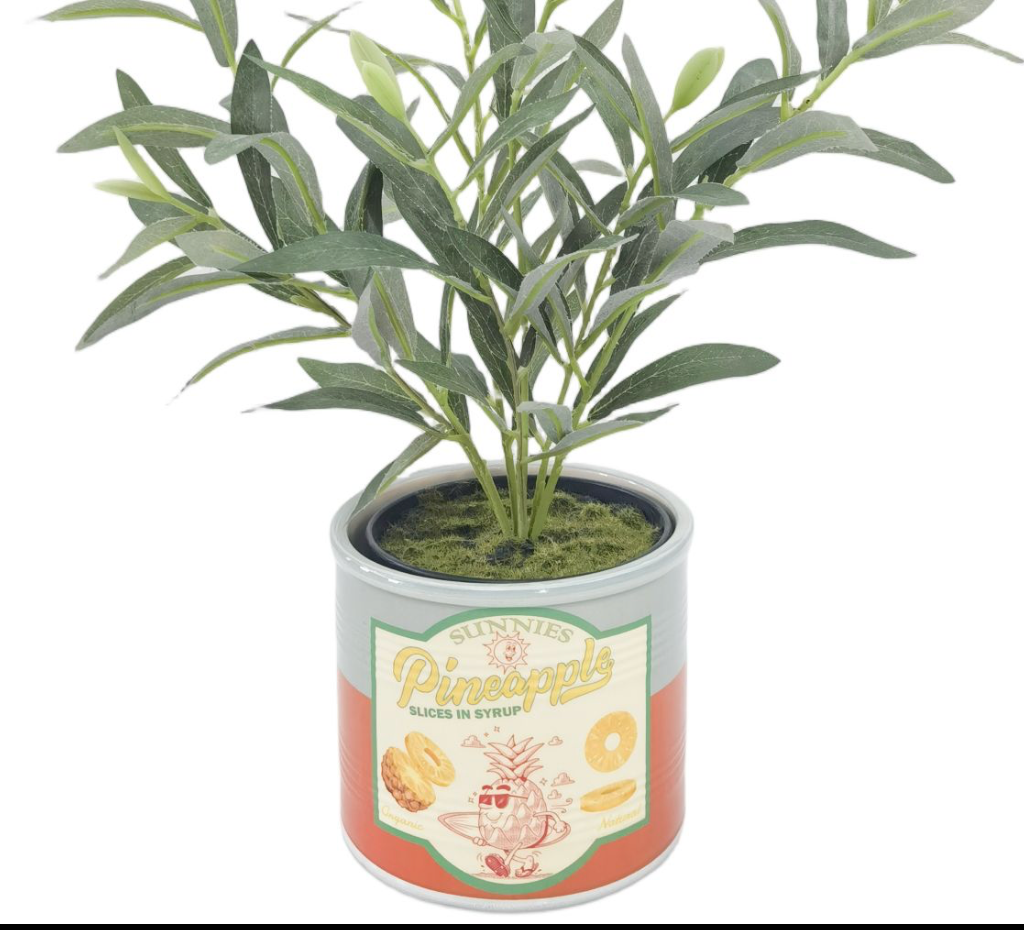 Sunnies Pineapple Planter Orange 12cm