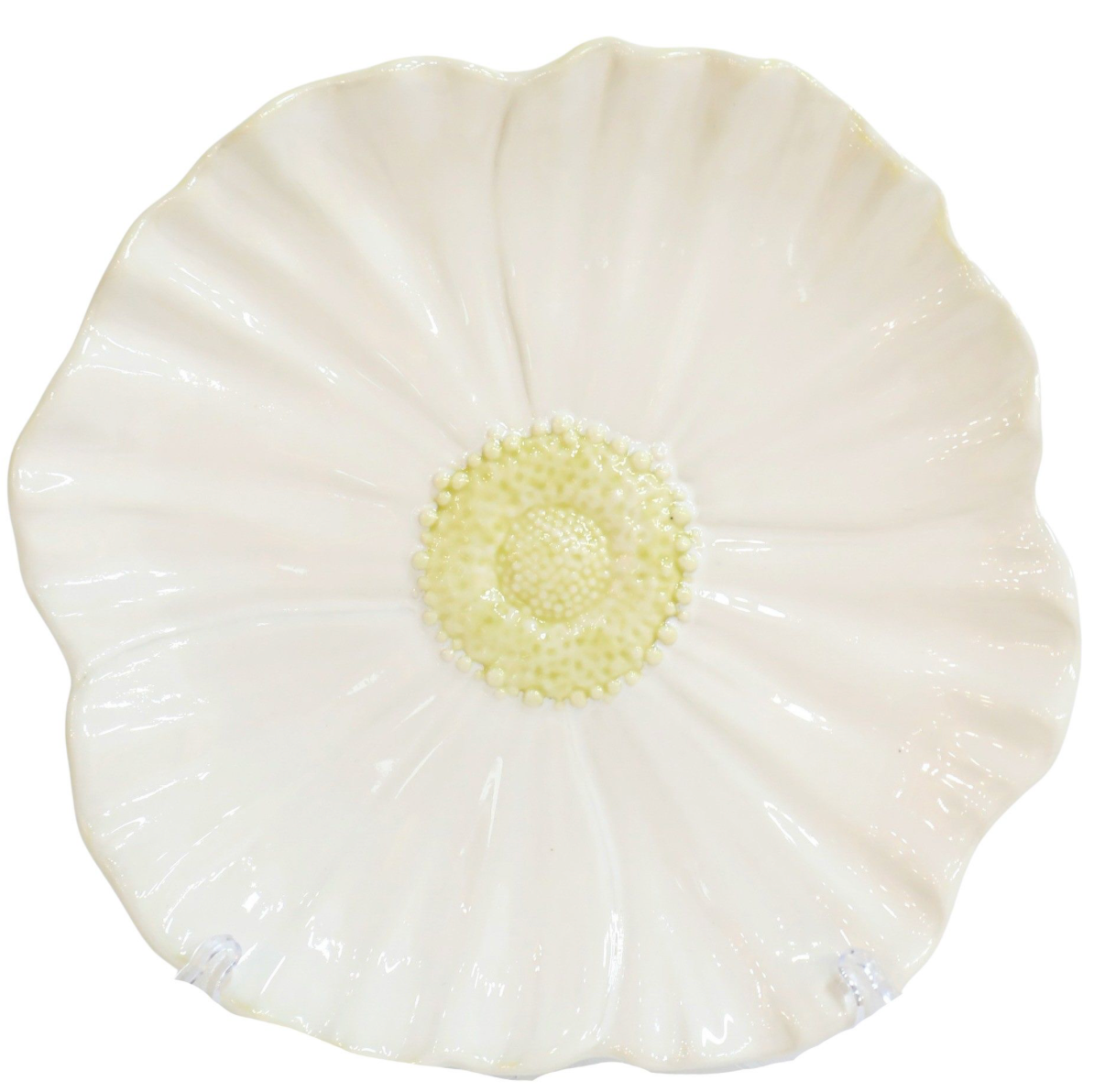 Flower Plate White 20cm