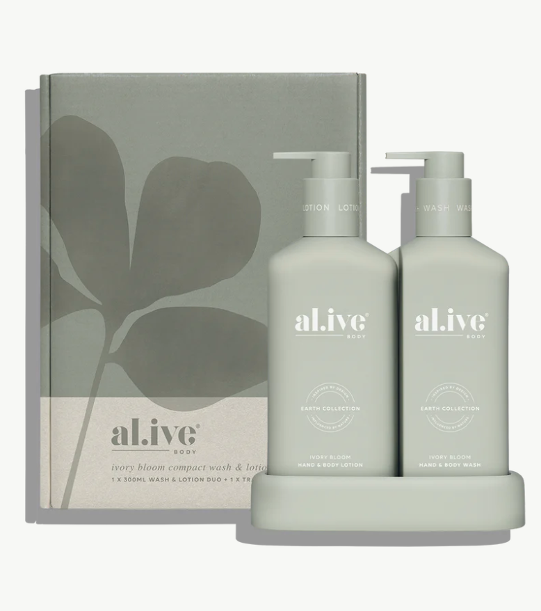 Compact Wash & Lotion Duo - Ivory Bloom