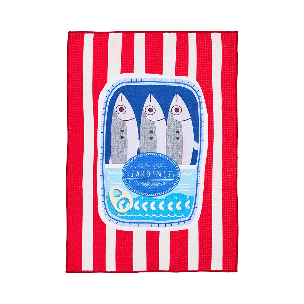 Tea Towel Microfibre Waffle