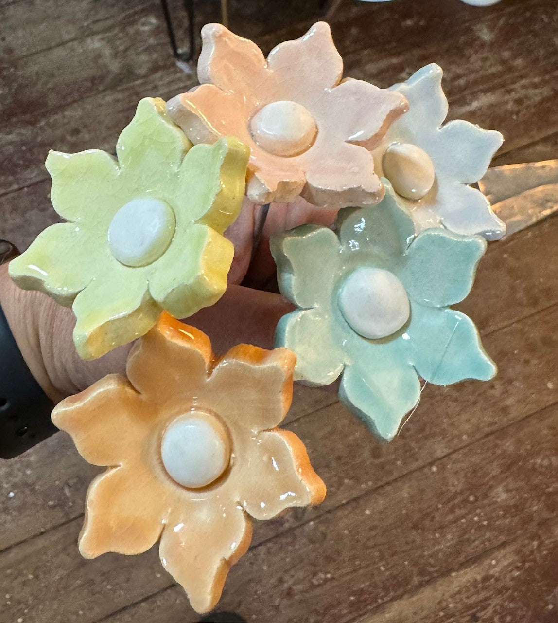 Ceramic Flowers - Mini Pastels