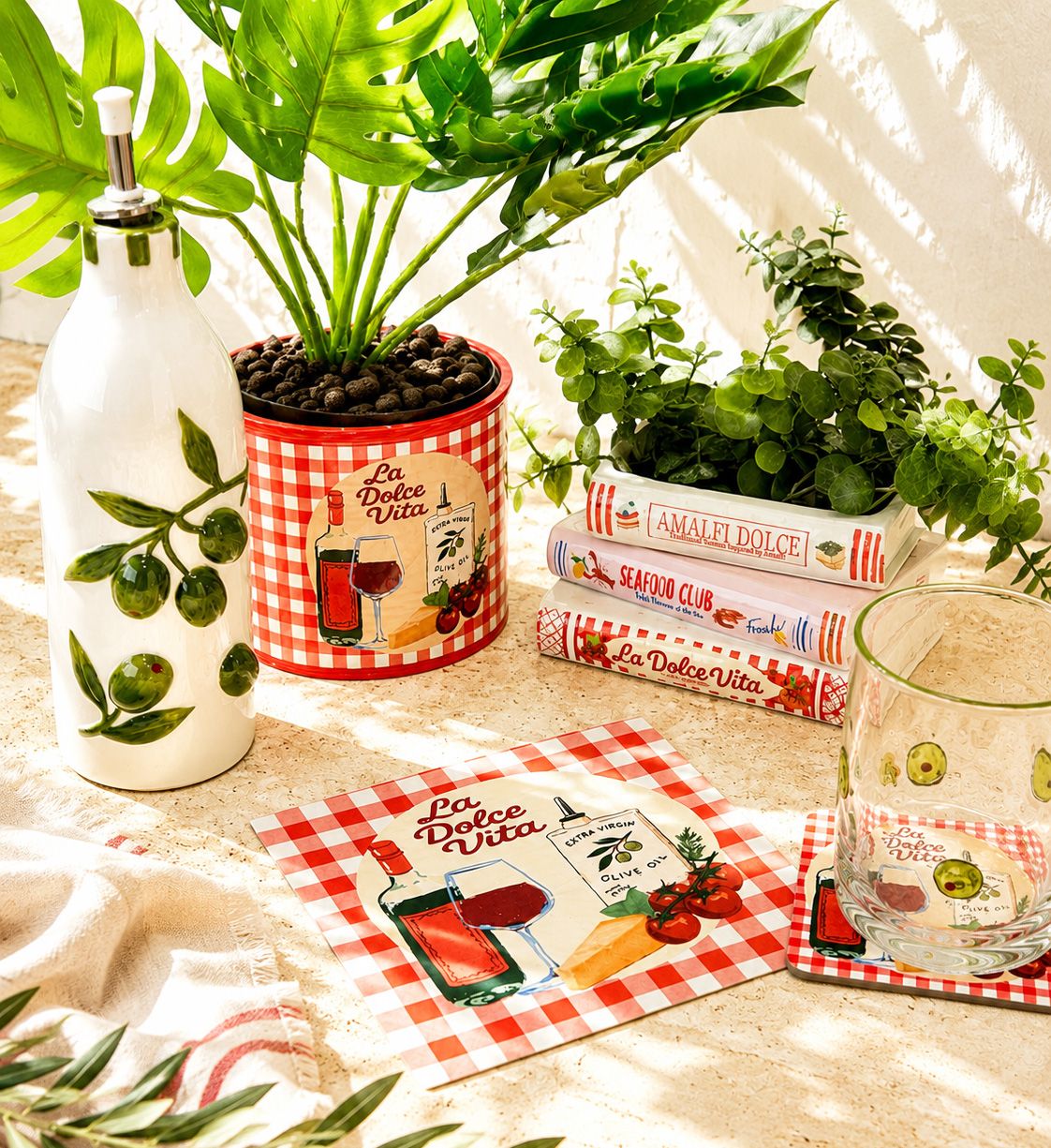 La Dolce Vita Planter Red 12cm