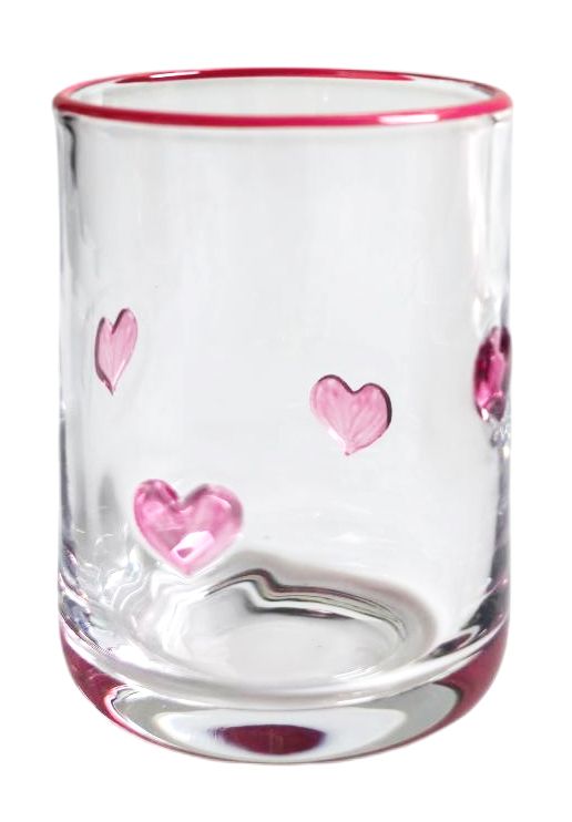 Mali Heart Tumbler Pink 11cm