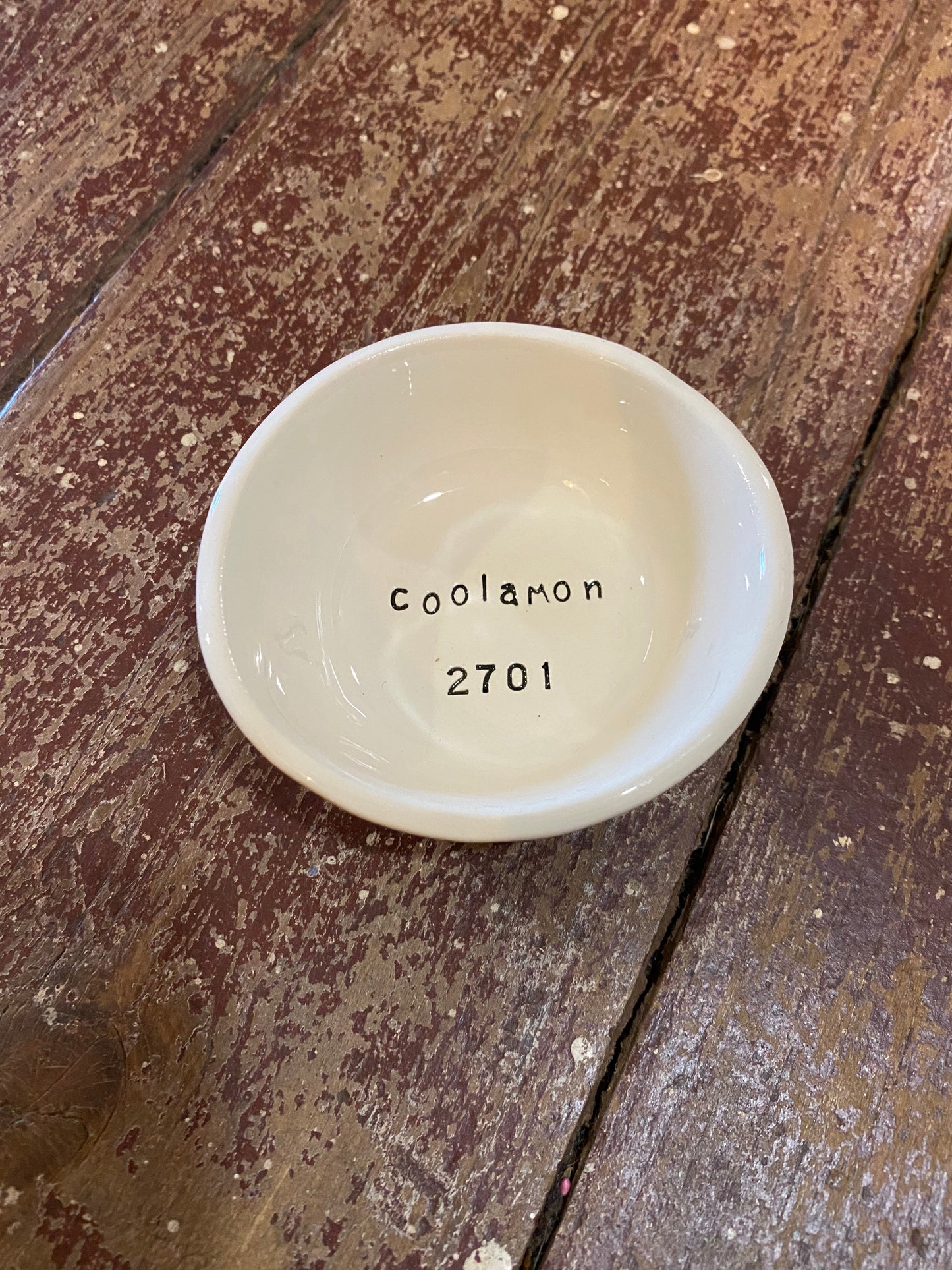 Ceramic Bowl - Coolamon 2701 (post code bowl)