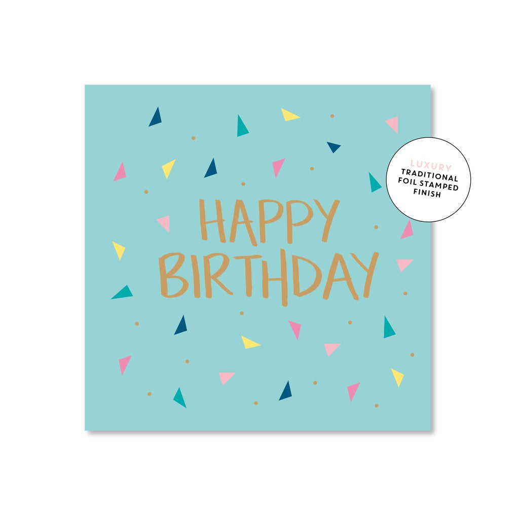 Card - Minty Confetti Birthday