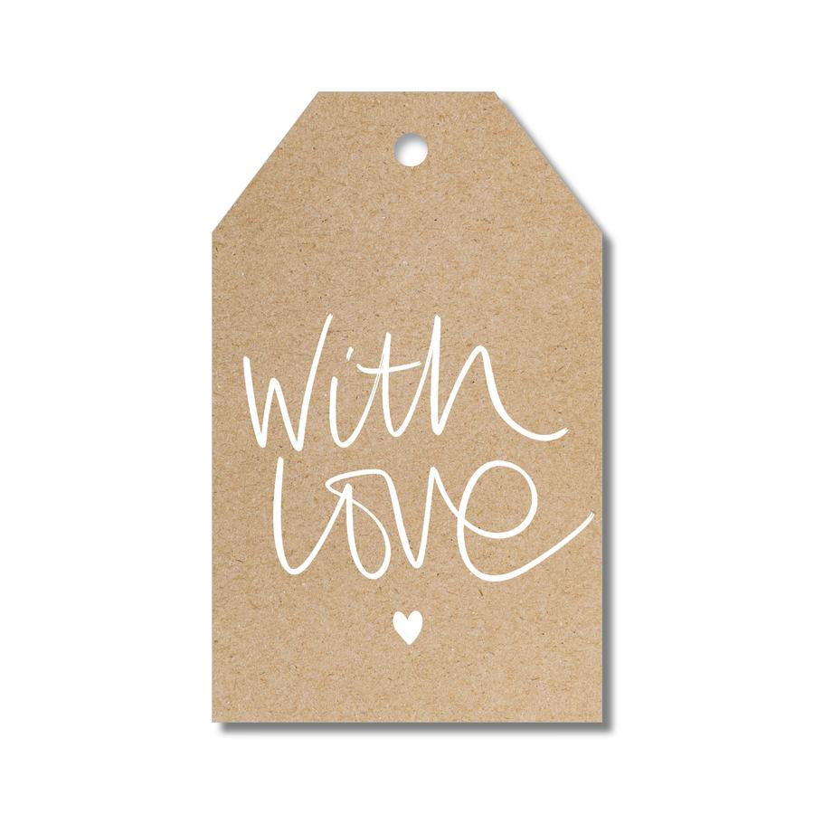Gift Tag - Krafty 'With Love'