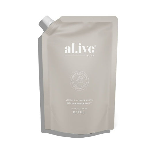 Lemon & Pomegranate Bench Spray Refill Pack (1 litre)