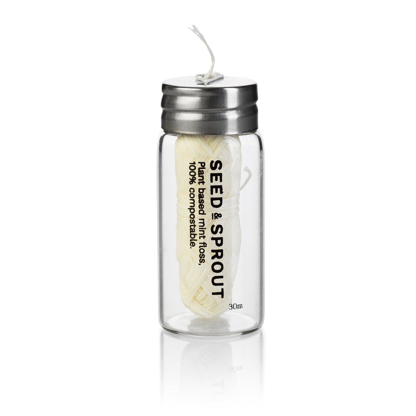 Tooth Floss (in glass jar)