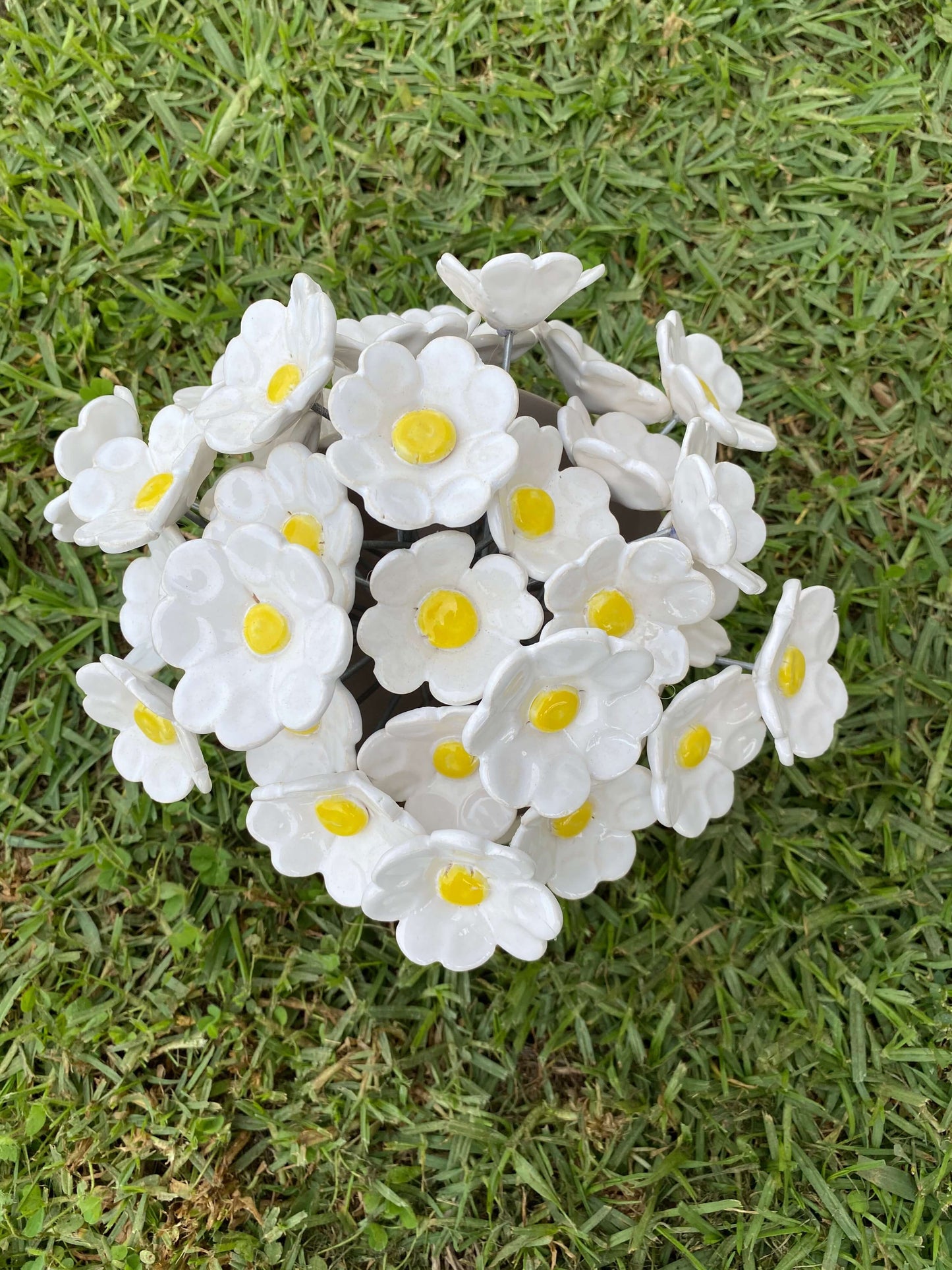 Ceramic Flowers - Mini (White)
