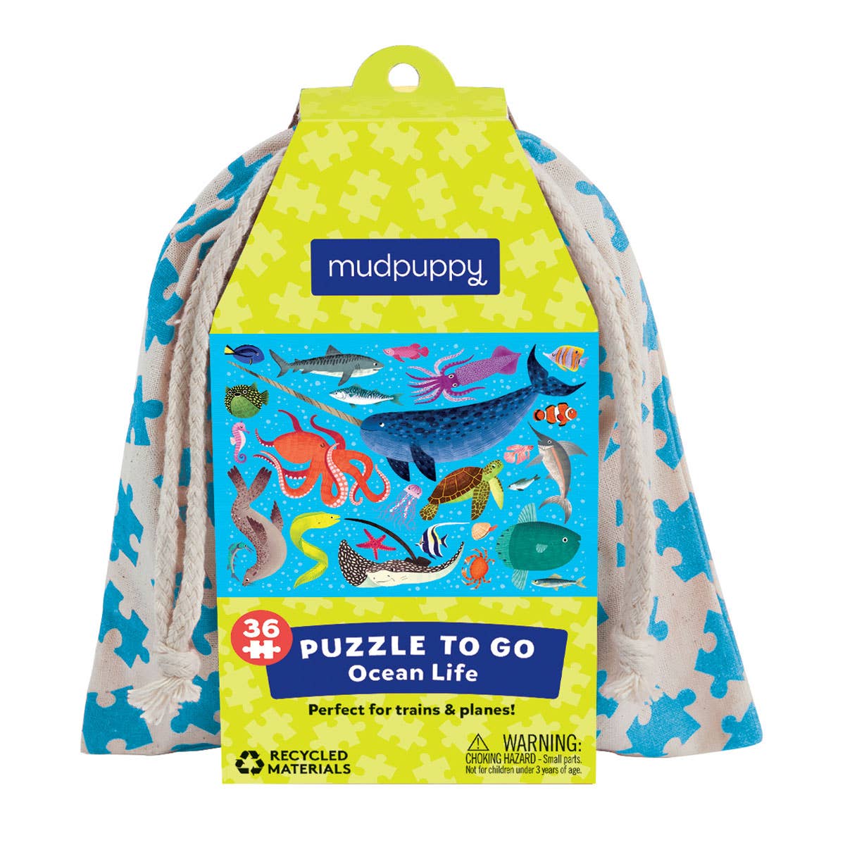 Mudpuppy 36 Pc To Go Puzzle - Ocean Life