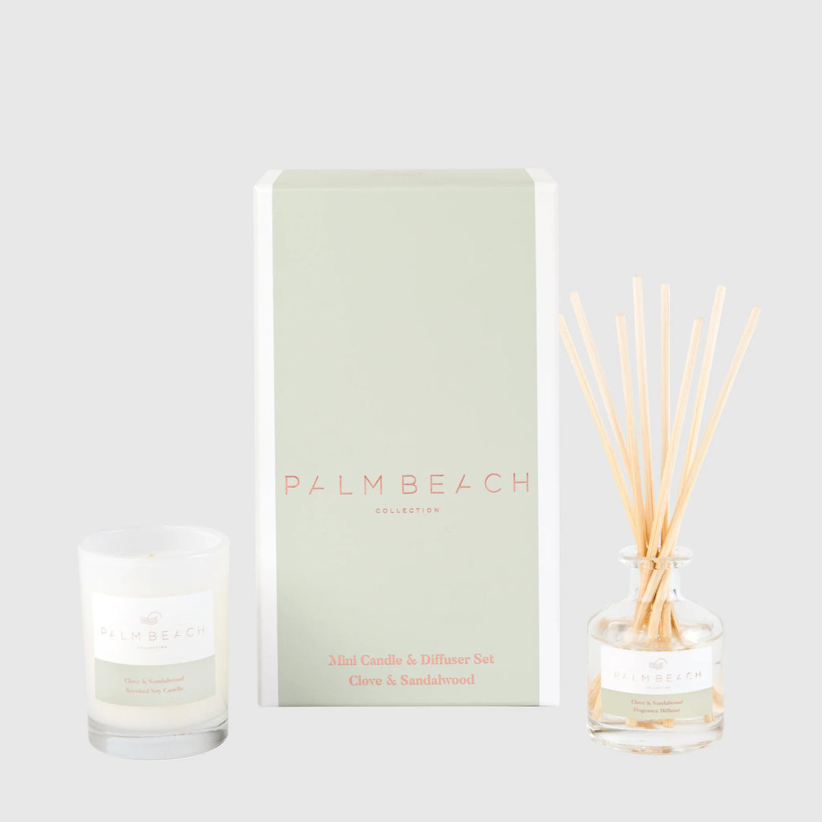 Mini Candle & Diffuser Set - Clove & Sandalwood