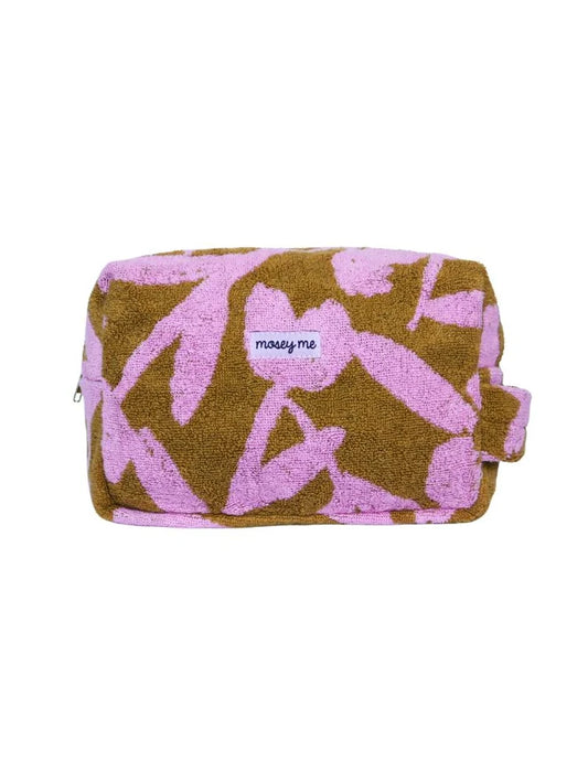 Abstract Terry Toiletry Bag