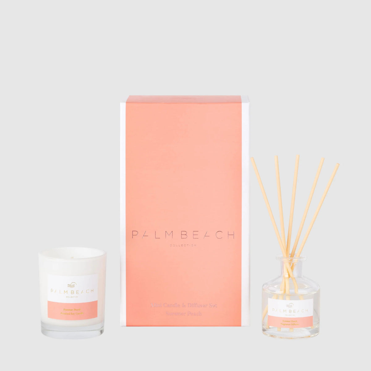 Mini Candle & Diffuser Set - Summer Peach