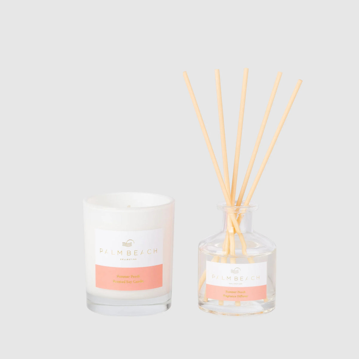 Mini Candle & Diffuser Set - Summer Peach