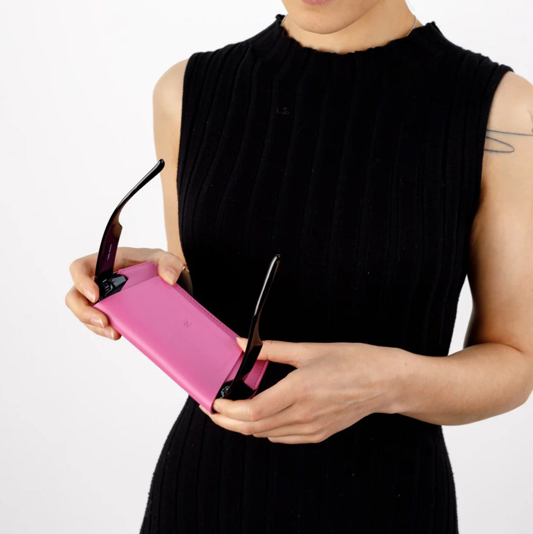 Fox & Leo Leather Glasses Case