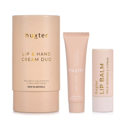 Lip & Hand Therapy Duo - Neutral (Sea Salt & Cedarwood)