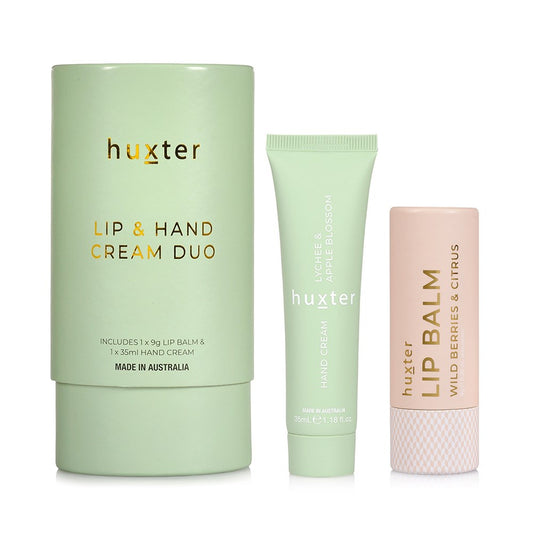 Lip & Hand Therapy Duo - Green (Lychee & Apple Blossom)
