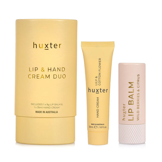 Lip & Hand Therapy Duo - Yellow (Lily & Cotton Flower)