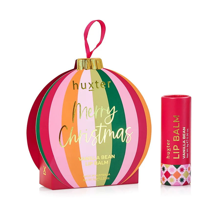 Hanging Lip Balm Bauble - Stripes - Vanilla Bean