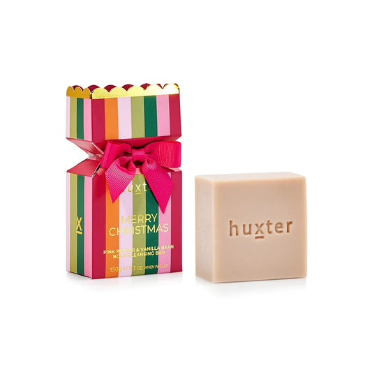 Body Cleansing Bar Bon Bon - Stripes - Pink Pepper & Vanilla Bean