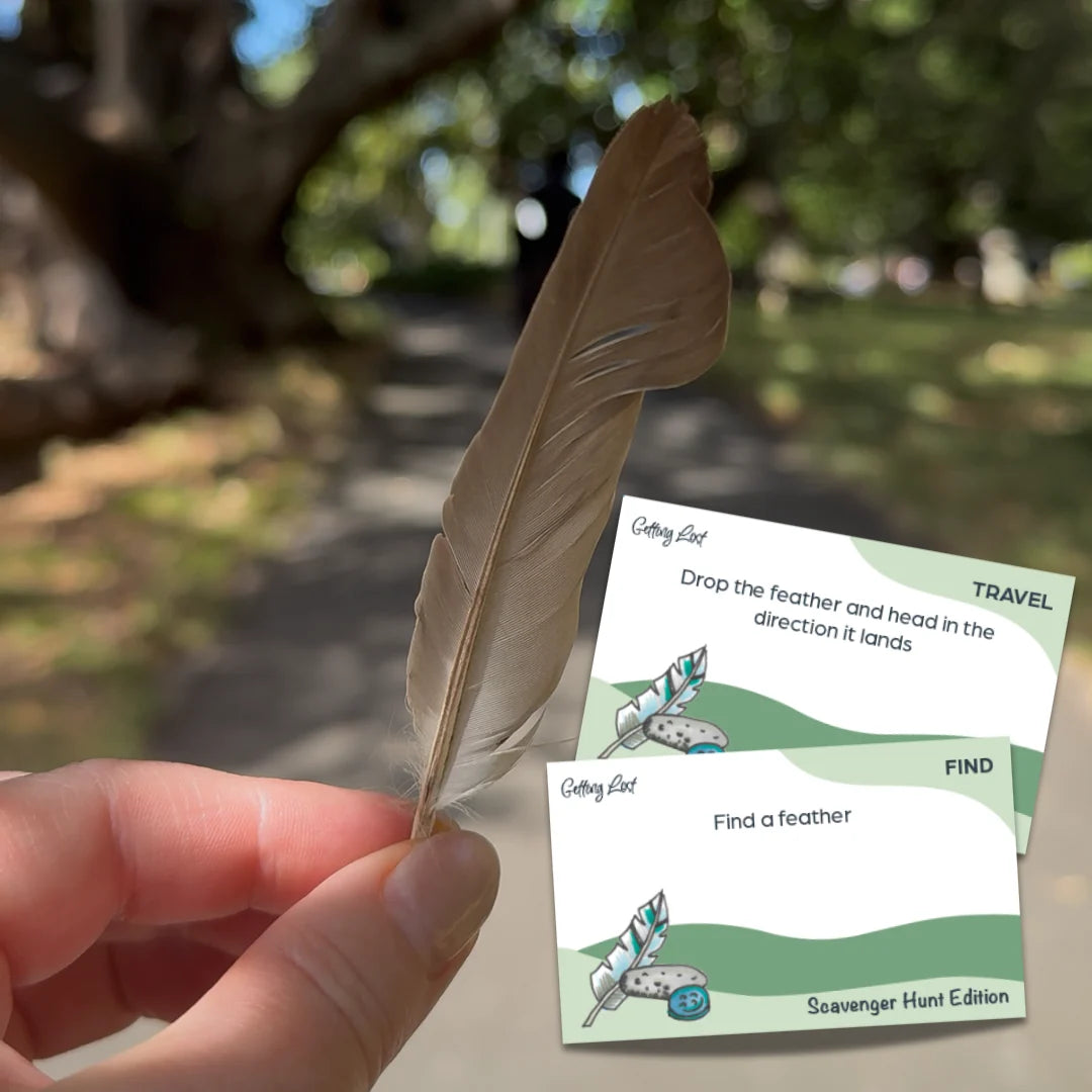 Getting Lost Travel Game - Scavenger Hunt Edition