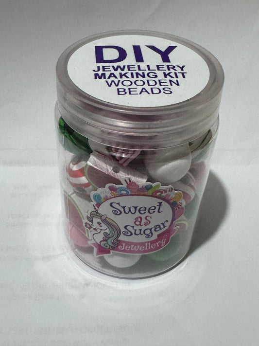 Wooden Beads Jewellery Making Kit