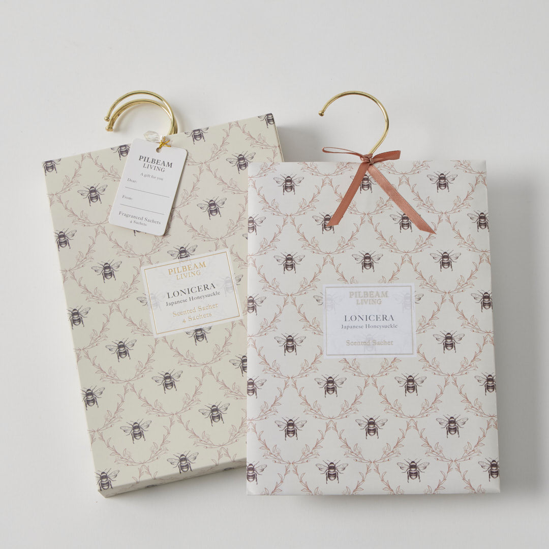 Lonicera Scented Hanging Sachets - Japanese Honeysuckle (set 4)