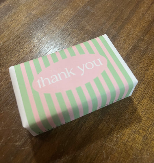 Soap - Thank you (Striped)