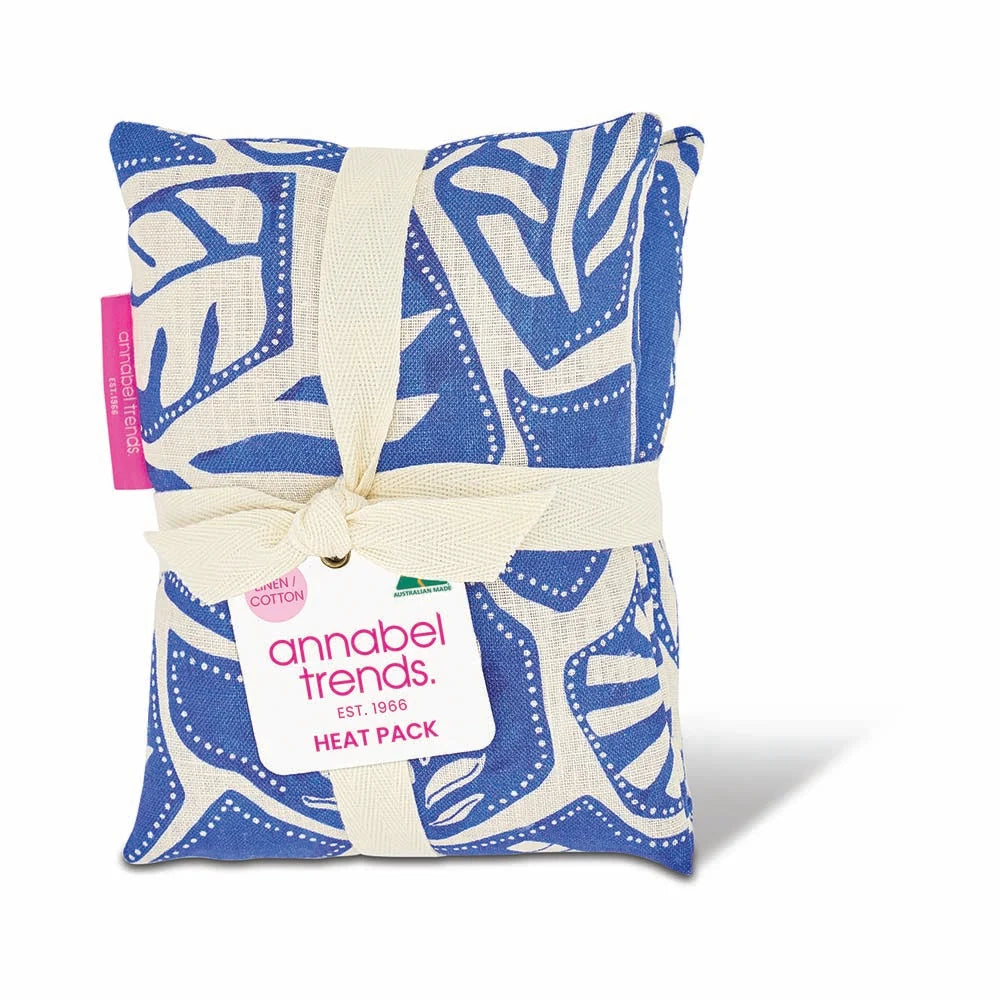 Heat Pillow (Linen cotton) - Blue Oasis
