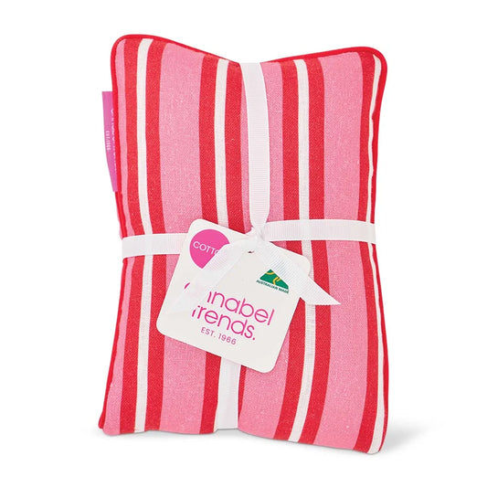 Heat Pillow - Pink Red Stripe