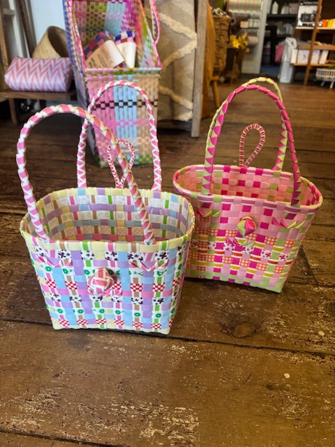 Lifestyle Recycled Plastic Miss Sunshine baskets