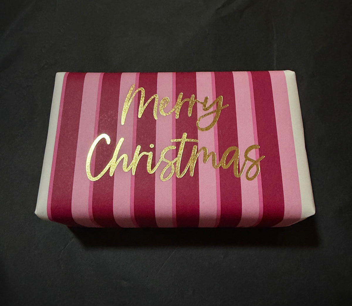 Soap - Multi Pink Stripes - Merry Christmas