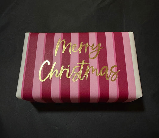 Soap - Multi Pink Stripes - Merry Christmas