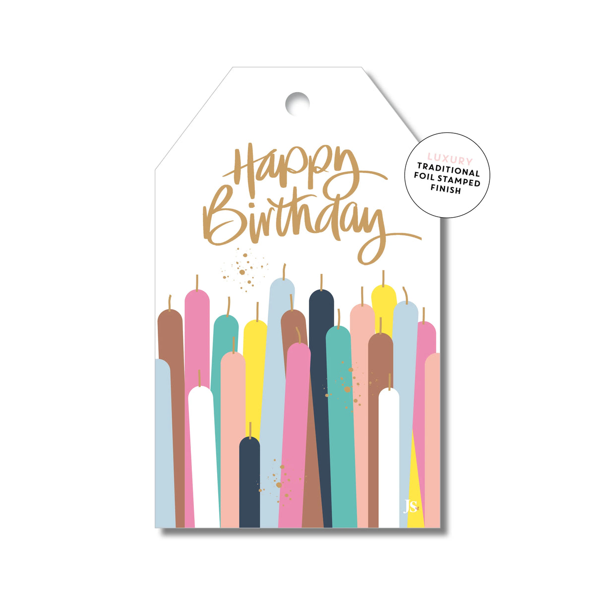 Gift Tag - Happy Birthday Candles