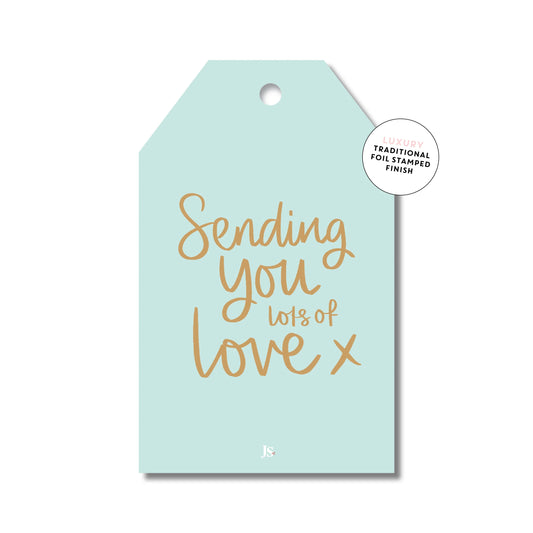 Gift Tag - Sending You Lots Of Love