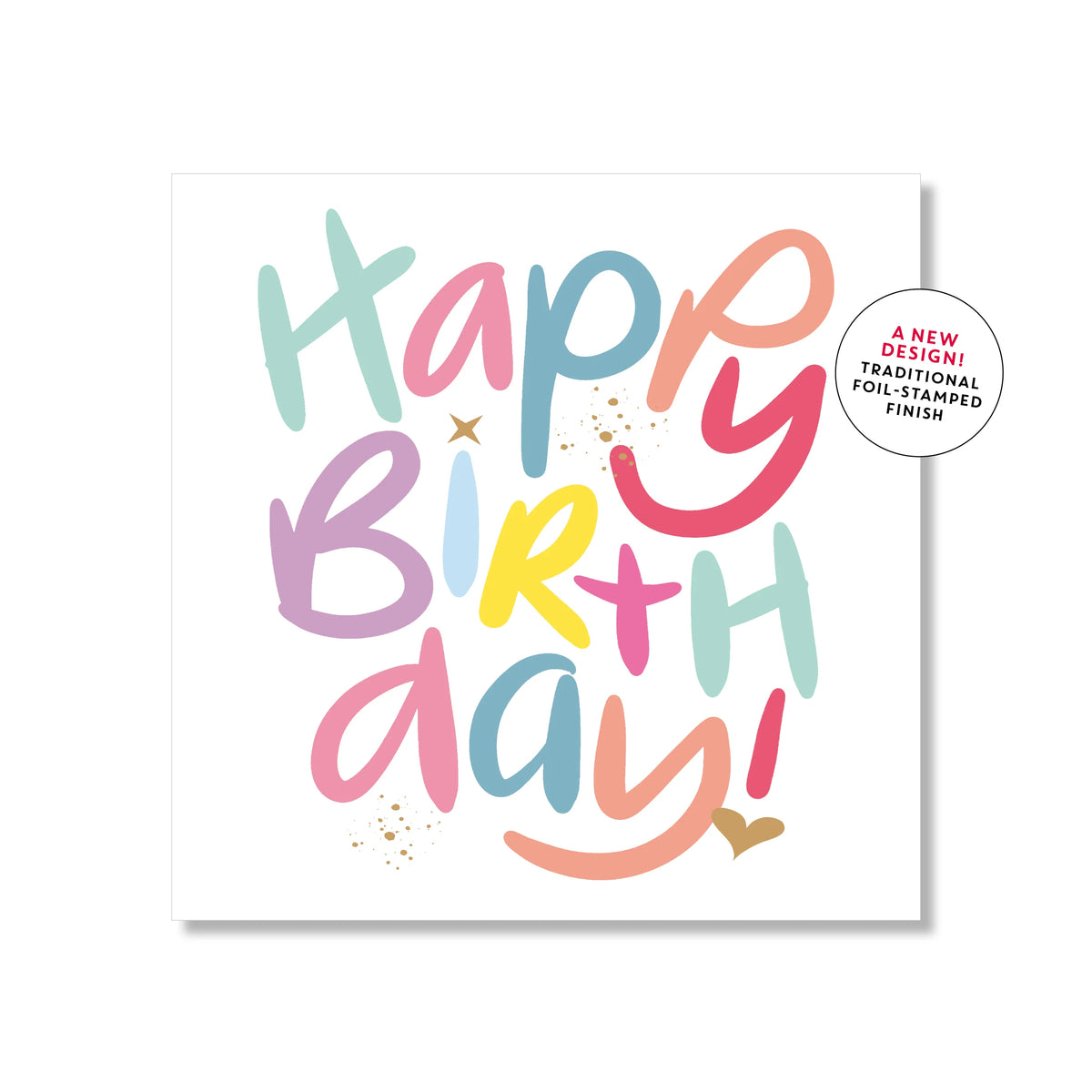Card - Bright HB Letters