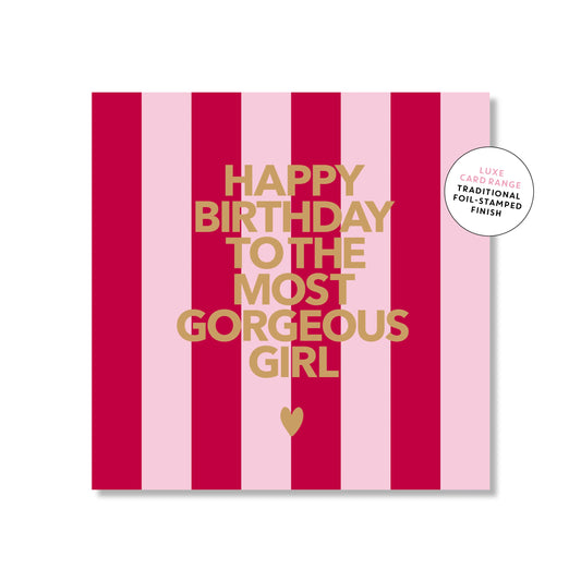 Card - HB Most Gorgeous Girl