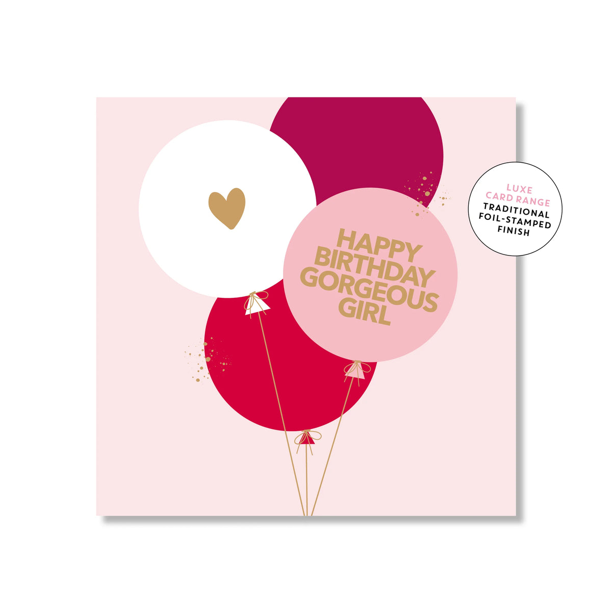Card - HB Gorgeous Girl Balloons