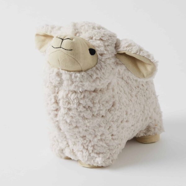 Woolley Door Stop - Cream