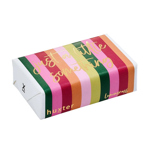 Soap - 'Multi colour stripes' - Just a little something - GOLD FOIL