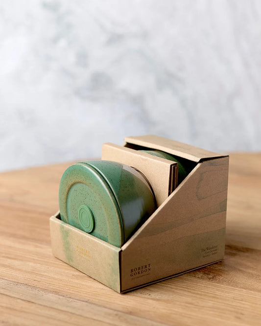 Green Dipped Set of 2 360ml Containers / The Wanderer