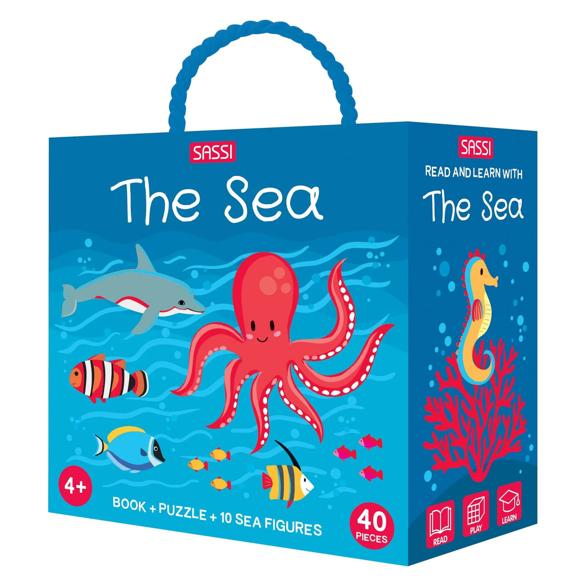 3D Puzzle and Book Set - The Sea