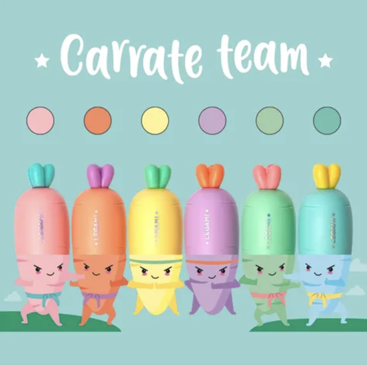 Mini Highlighters (set of 6) - Carrate Team