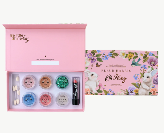 Oh Flossy x Fleur Harris Garden of Dreams Deluxe Makeup & Glitter Set
